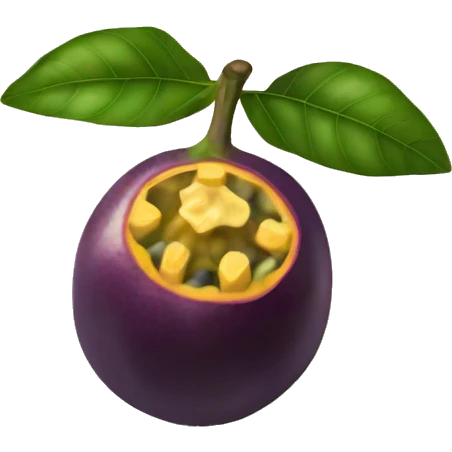 Passion fruit emoji