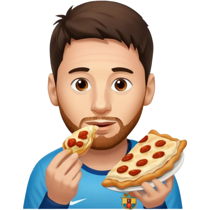 messi eat tatar cheburek emoji