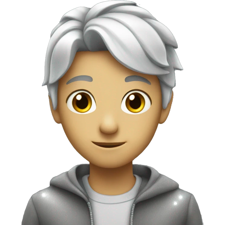 silver sparkles emoji