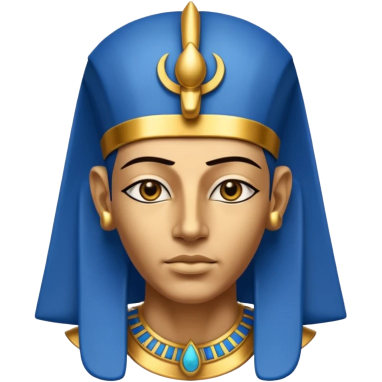 Pharaoh  face character face only front face

 emoji