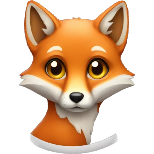 Fox with an aureole  emoji