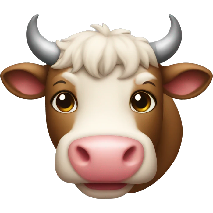 cute bull emoji