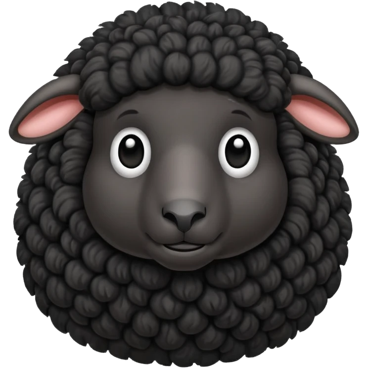 Black sheep emoji