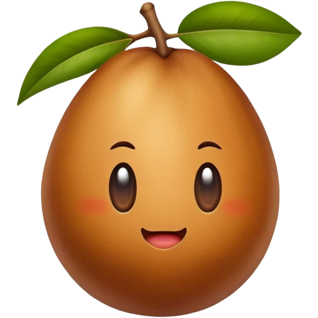 Sapodilla  emoji