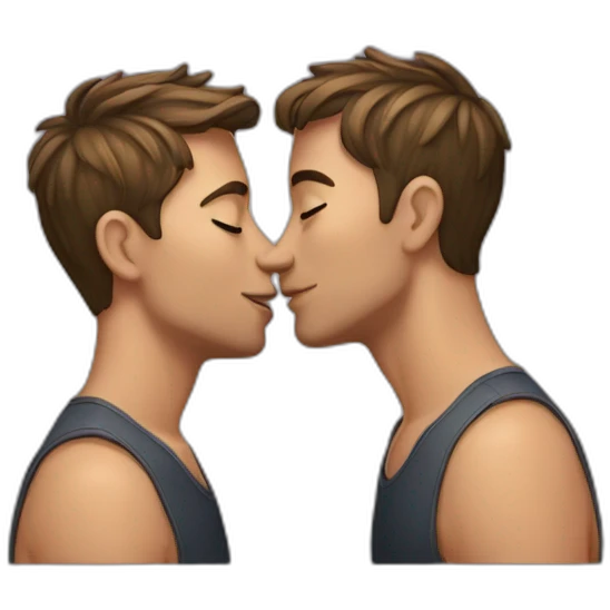 gay kiss emoji