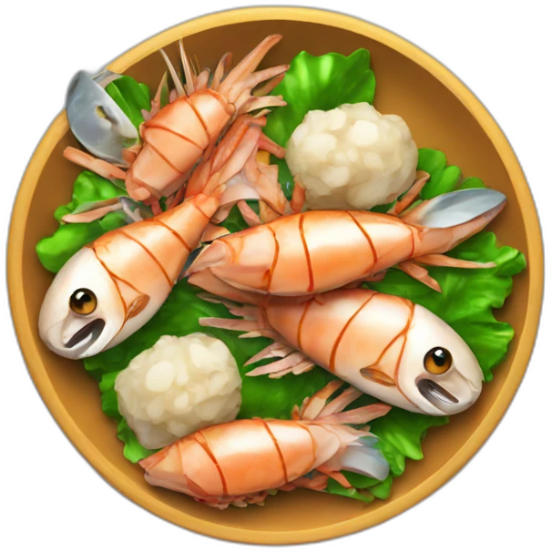 Poisoned-Seafood-dinner emoji