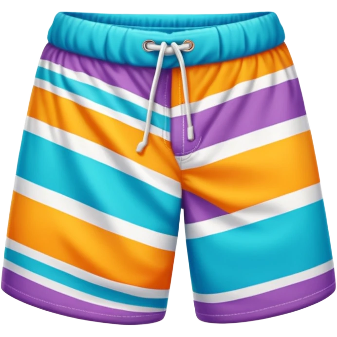 beach clothes folded,  emoji