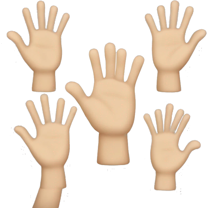 MANO SEÑALANDO PARA ADELANTE emoji