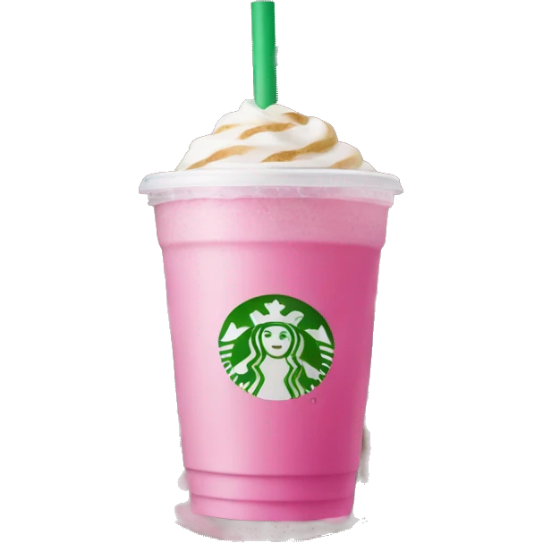 Starbucks pink drink emoji