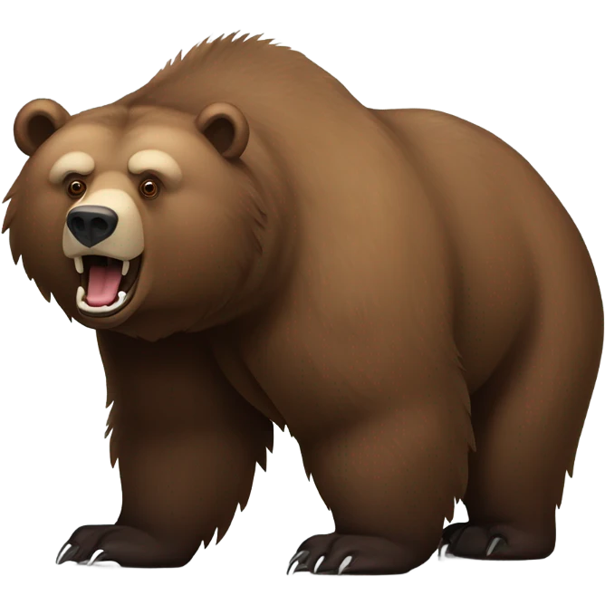 Grizzly bear emoji