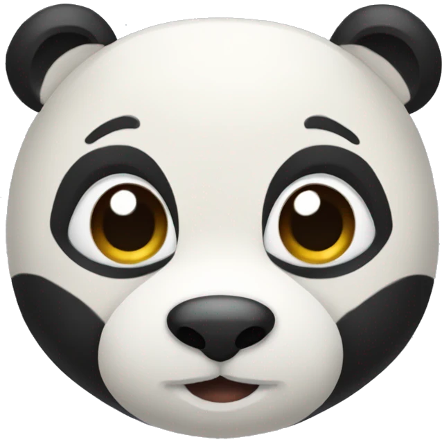 Pilav yiyen panda emoji