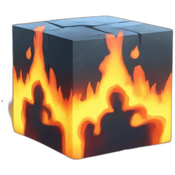 fire cube his sun emoji