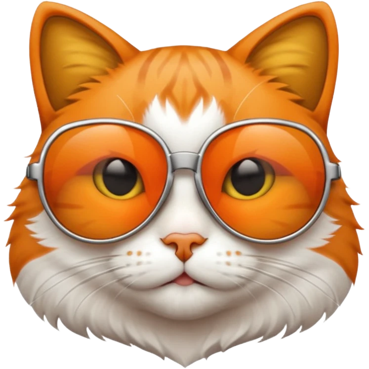 Cat wearing sunglasses emoji