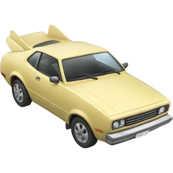 car flying emoji