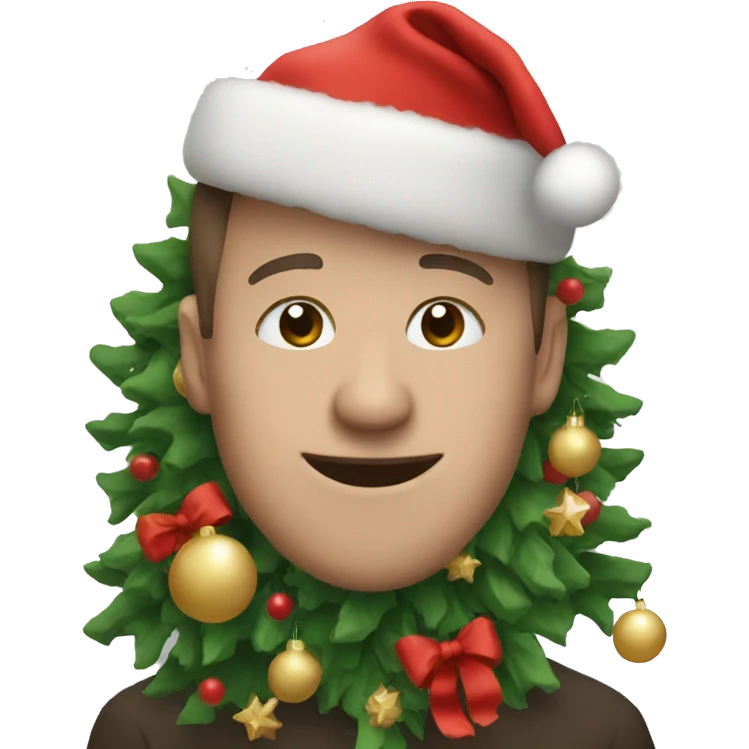 Christmas mood emoji