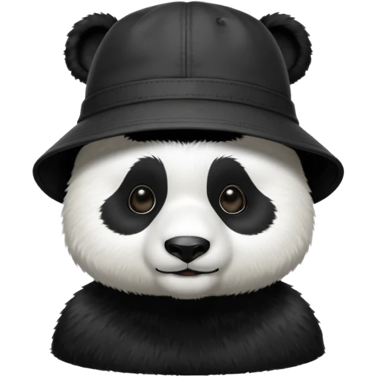 panda with bucket hat emoji