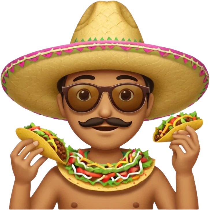eating a taco  emoji