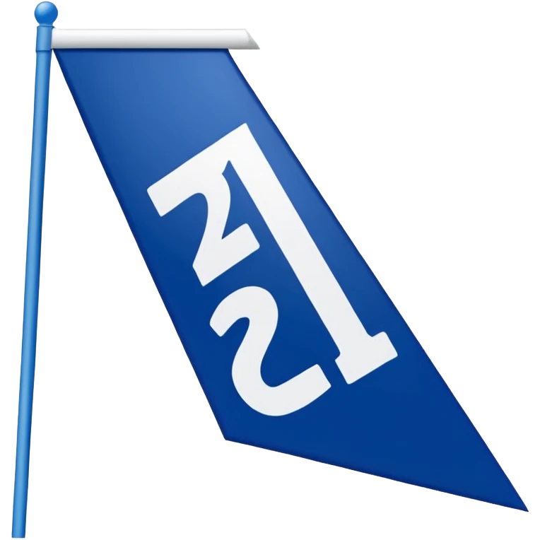 dark blue pennant surrounded by a white border that has the number 2025 going down the left side vertically and the word MANITOU in full caps horizontally and getting smaller as it reaches the end of the blue part of the pennant  emoji
