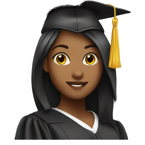 Graduating girls  emoji