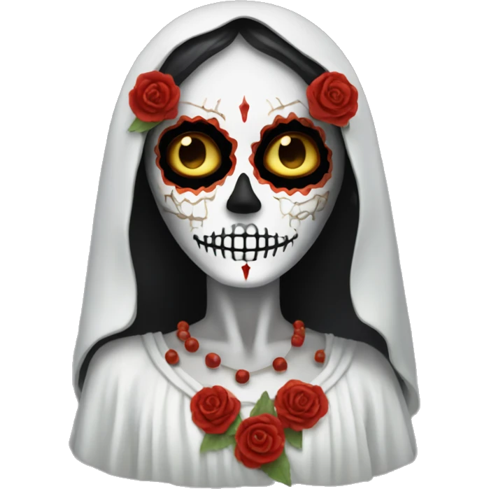 The goddess of death, santa muerta.  emoji