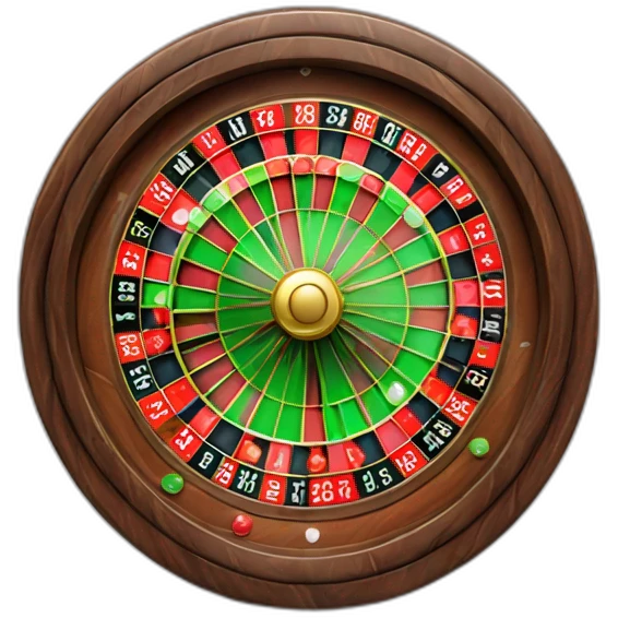 Glass casino roulette emoji