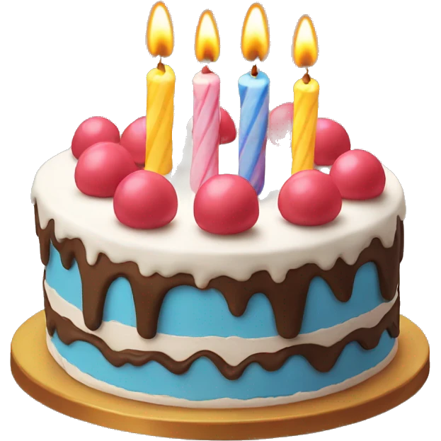 birthday cake emoji