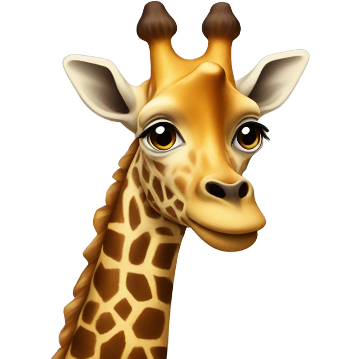 Human giraffe  emoji