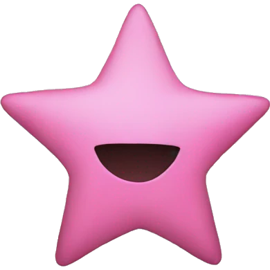 faceless pink star emoji