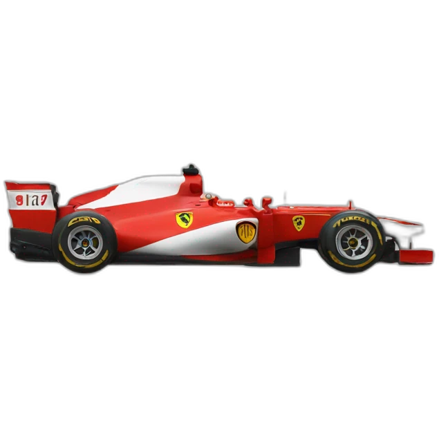 Ferrari f1 side view emoji