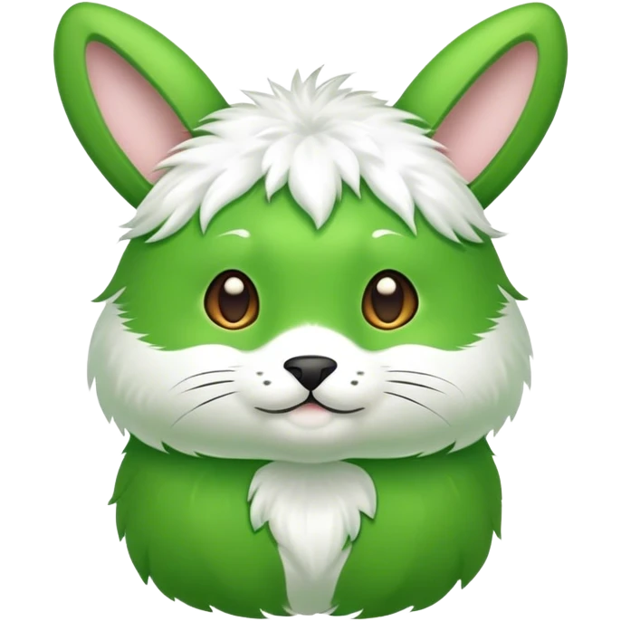 Green labubu emoji