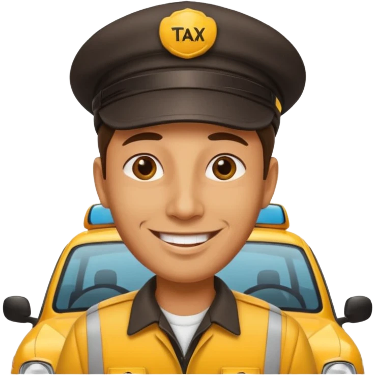 taxi driver emoji
