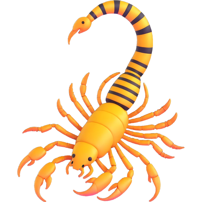 animated scorpion emoji