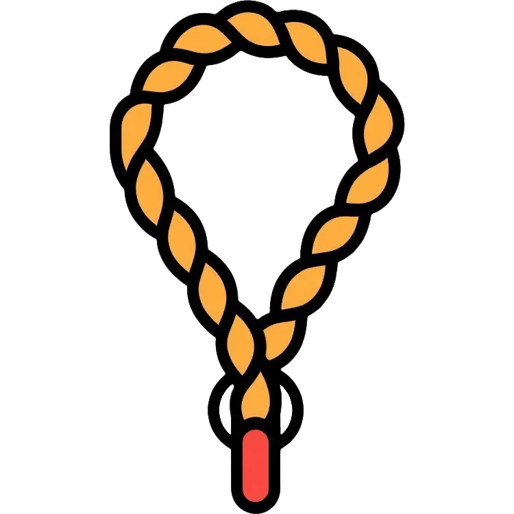lasso rope, western style lasso emoji