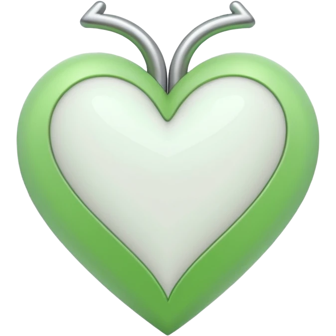 💞🤍💚 emoji