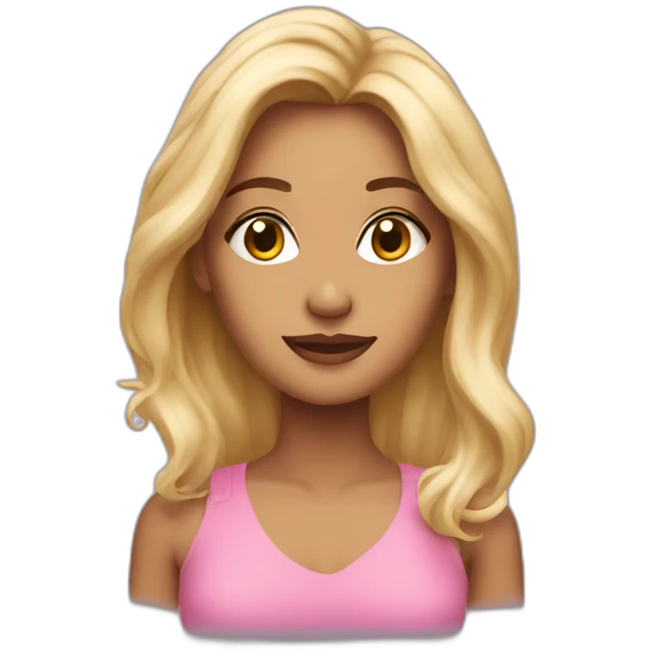 Vanessa blonde emoji