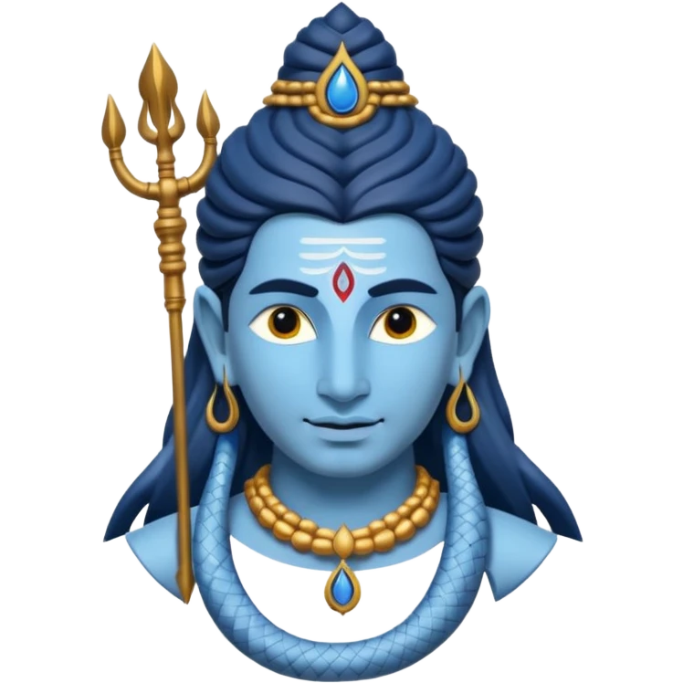 Made a emoji like lord Shiva's picture  emoji