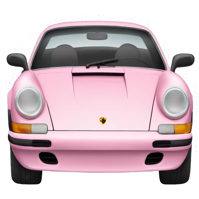soft pink porsche 911 emoji