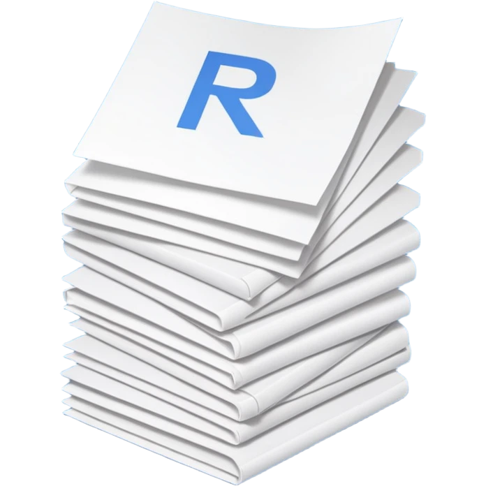 "RFC" letters (Requests for Comments) emoji