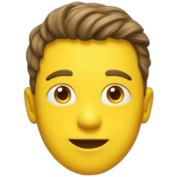 yellow face emoji