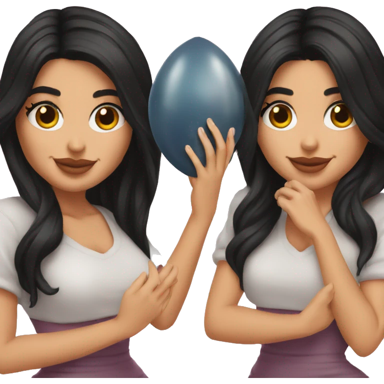 Kylie Jenner is holding the world in her hands emoji