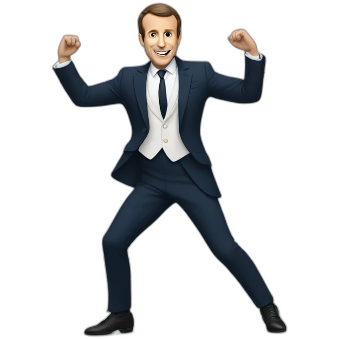 macron qui danse emoji