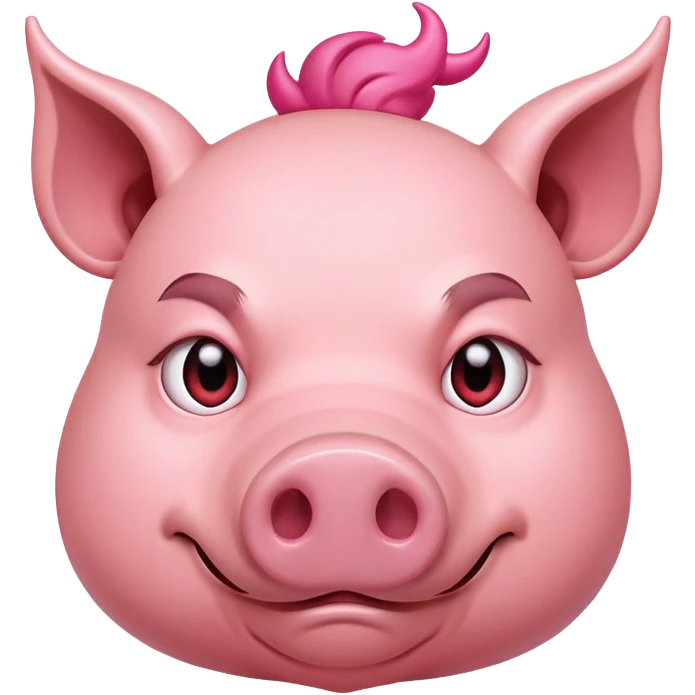 长着恶魔角的猪 emoji