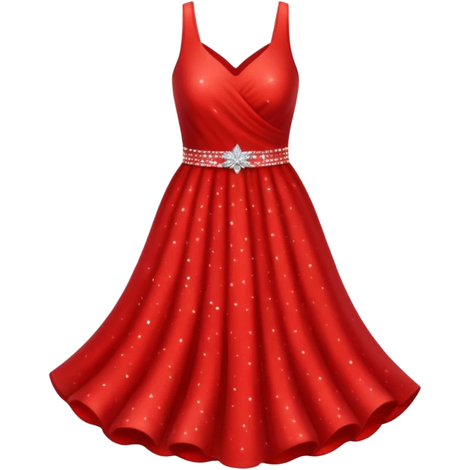 glitter red Summer emoji