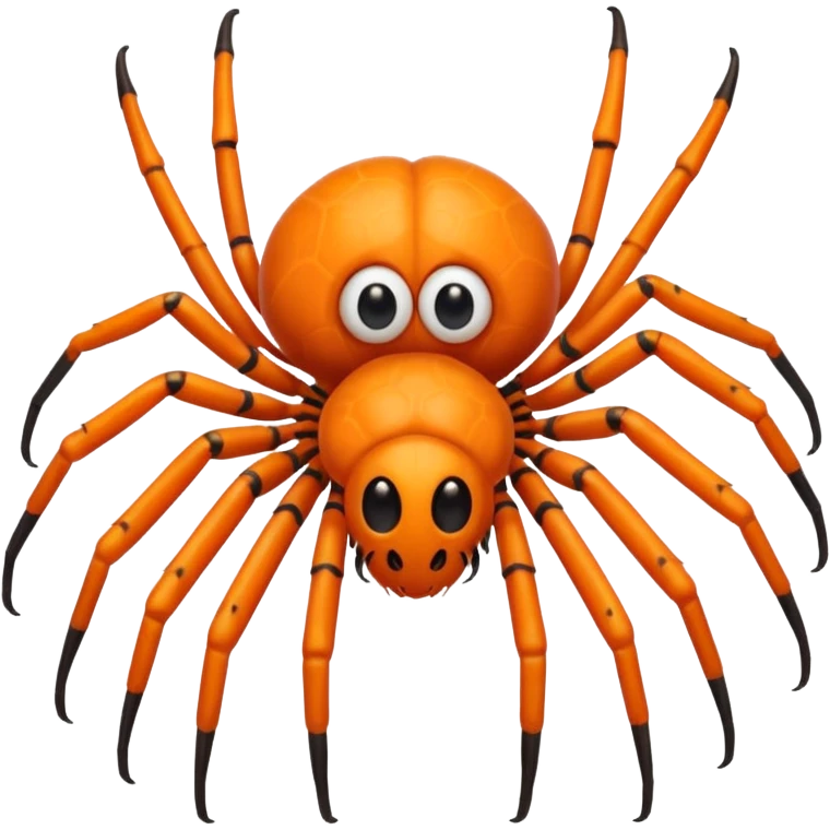 gradiented orange spider emoji