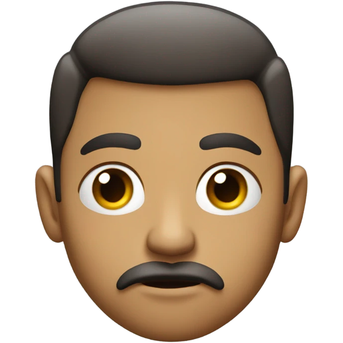 Man biting his lip emoji