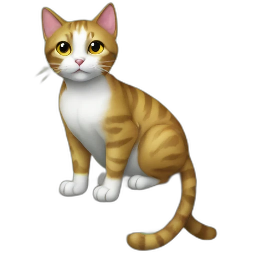 Cat on a tree emoji