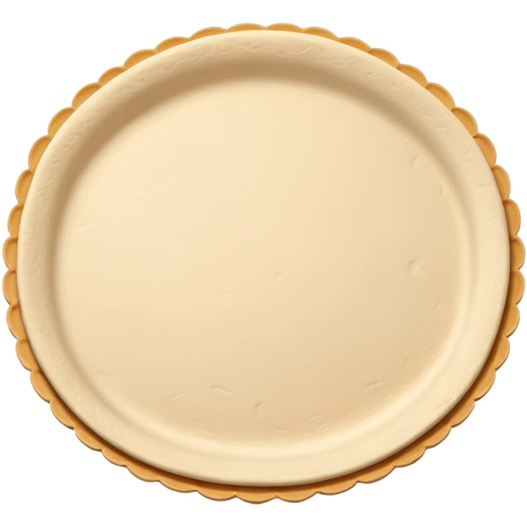 single tortilla, round and flat, soft and flexible, light beige with toasted spots, uneven edges, gentle ripples, 3D clean style, no faces or extras, transparent background emoji