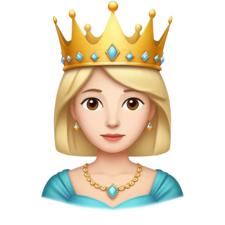 Mom with crown emoji