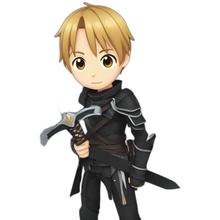Kirito in sword art online emoji