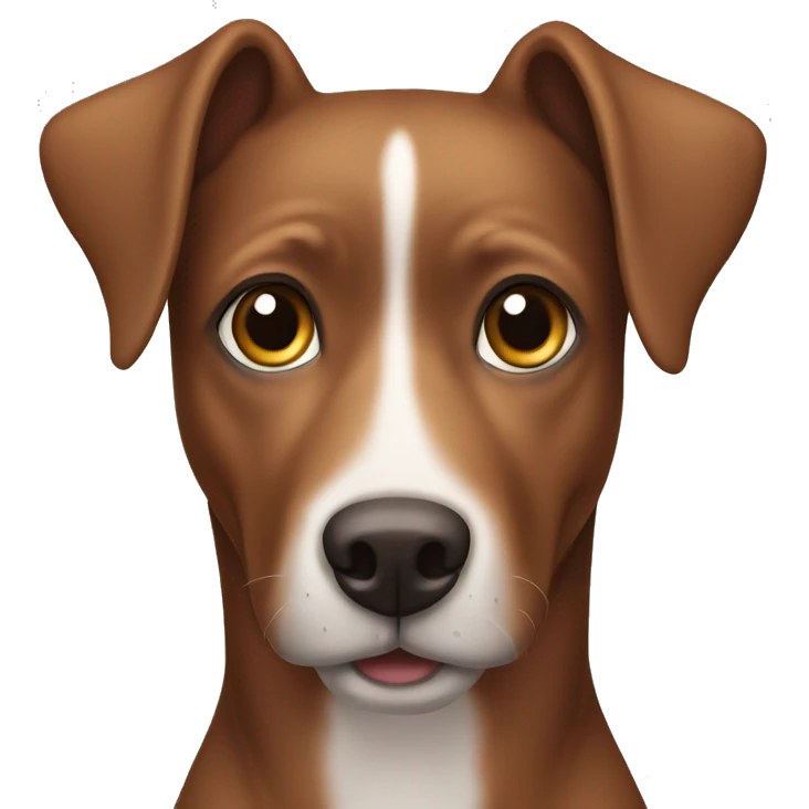 fair brown dog long emoji